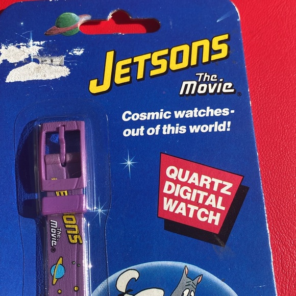 Vintage 1990 JETSONS Wrist Watch ~ Jetsons The Movie Cartoon Digital Watch - Picture 4 of 9